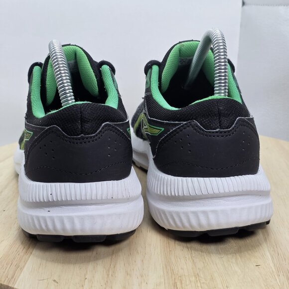 Asics  Contend 8 1014A259 Black Running Shoes Sneakers Size 7 - Picture 6 of 10